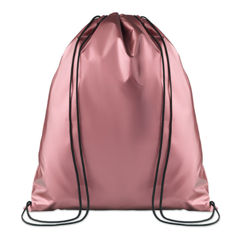 NEW YORK Drawstring bag shiny coating