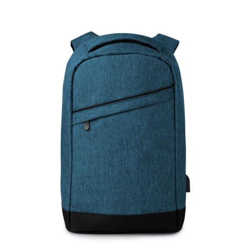 BERLIN 2 tone backpack incl USB plug