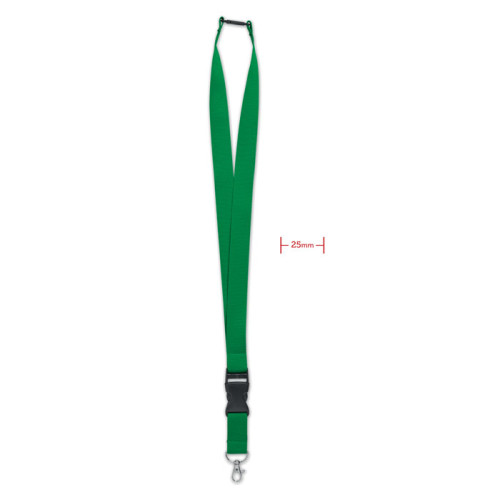 WIDE LANY Lanyard with metal hook 25mm