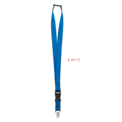 WIDE LANY Lanyard with metal hook 25mm