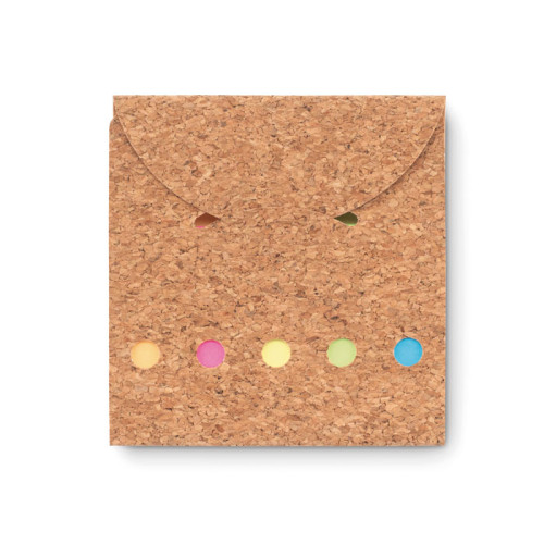 FOLDCORK Cork sticky note memo pad