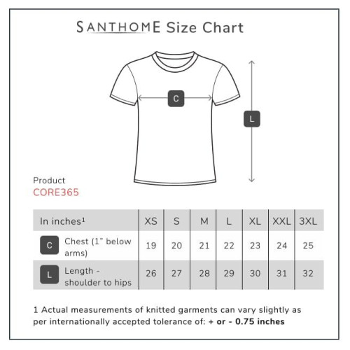 Core365 - Santhome Adult Performance Roundneck T-Shirt