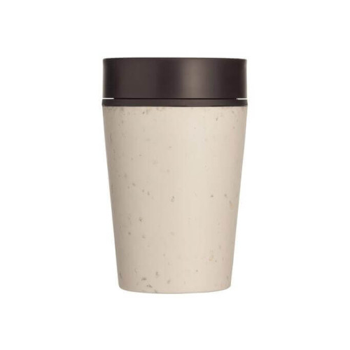 Circular Cup 8oz Cream & Cosmic Black