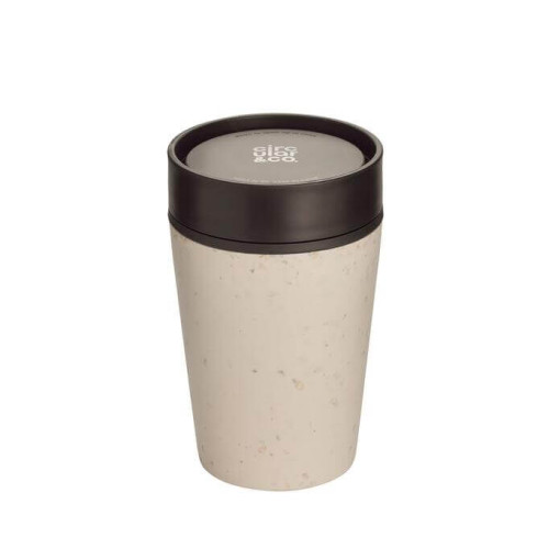 Circular Cup 8oz Cream & Cosmic Black