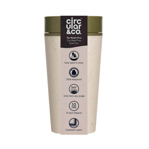 Circular Cup 12oz Cream &