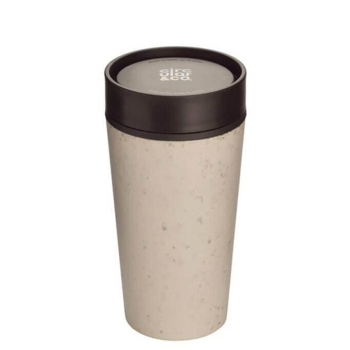 Circular Cup 12oz Cream & Cosmic Black