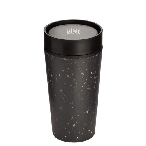 Circular Cup 12oz Black & Cosmic Black