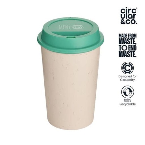 Circular NOW Cup 12oz Cream & Happy Mint