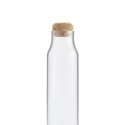 BERKA - Borosilicate Glass Bottle with Cork Lid - 600ml