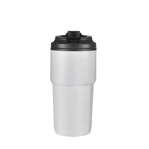 KAVALA - Giftology Steel/PP Double Wall Travel Mug 500ml - White