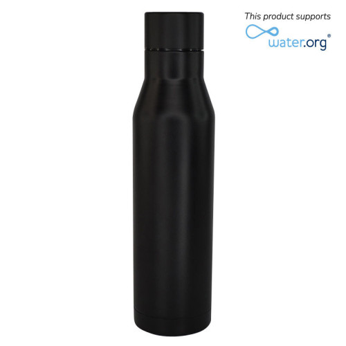 HUNFELD - CHANGE Collection SS Double Wall Water Bottle - Black