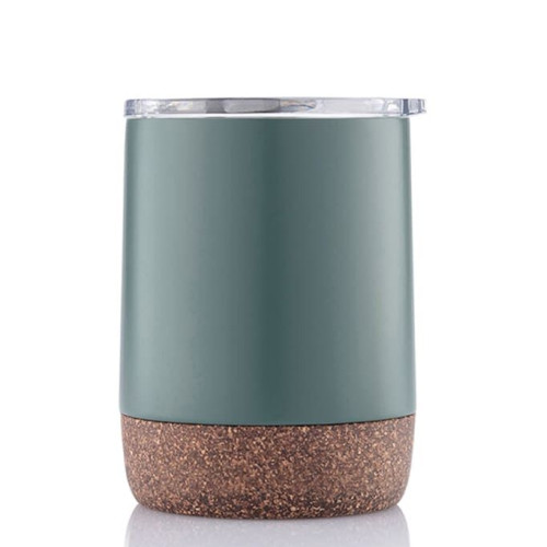GOUDA - Hans Larsen Vacuum Mug With Cork Base - Green