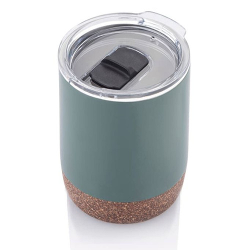 GOUDA - Hans Larsen Vacuum Mug With Cork Base - Green