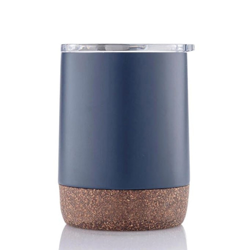 GOUDA - Hans Larsen Vacuum Mug With Cork Base - Blue