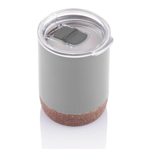 GOUDA - Hans Larsen Vacuum Mug With Cork Base - Grey
