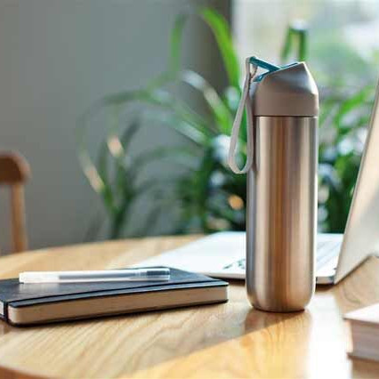 NEVA - XDDESIGN Stainless Steel Water Bottle Grey-Blue
