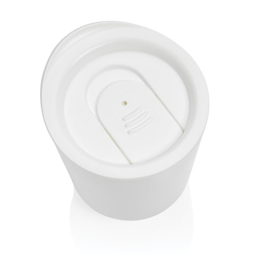 CELLE - Classic Coffee Tumbler - White (anti-microbial)