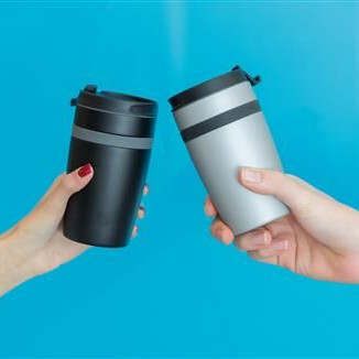 SIERRA - XDXCLUSIVE Leak Proof Vacuum Coffee Tumbler - Black