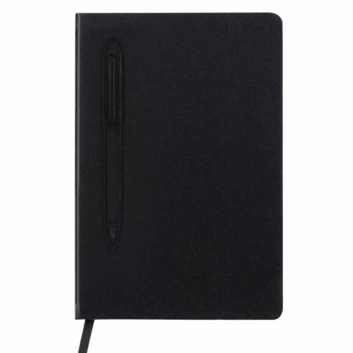 CAMPINA - Giftology A5 Hard Cover Notebook with Metal Pen - Black