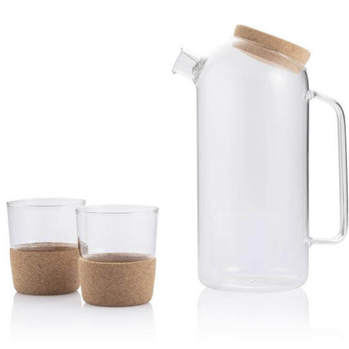 ZOSSEN - Hans Larsen Set of Glass Carafe with 2 Tumblers