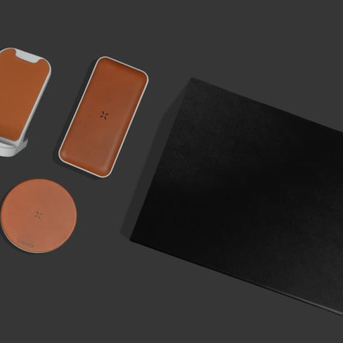 Recycled Leather Gift Set