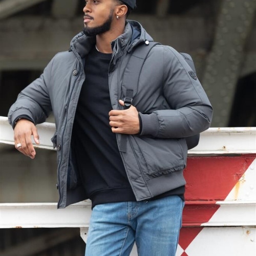 Impact AWARE™ 6 Panel 280gr Recycled Cotton Cap - Black