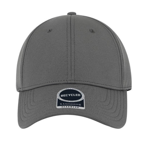 TITAN - Santhome Recycled 6 Panel Adjustable Cap - Dark Grey