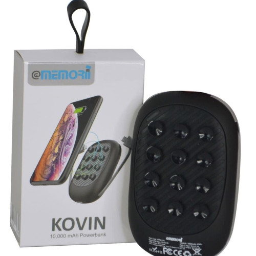 KOVIN - @memorii 10000mAh Suction Power Bank With Light-Up Logo