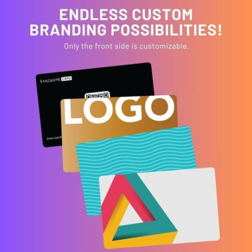 Santhome Card - Digital Business NFC Card - Black