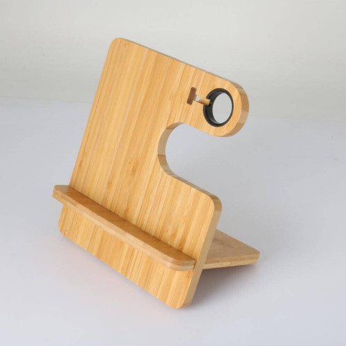 TRABEN - eco-neutral 3-in-1 Bamboo 10W Simultaneous Charging Station