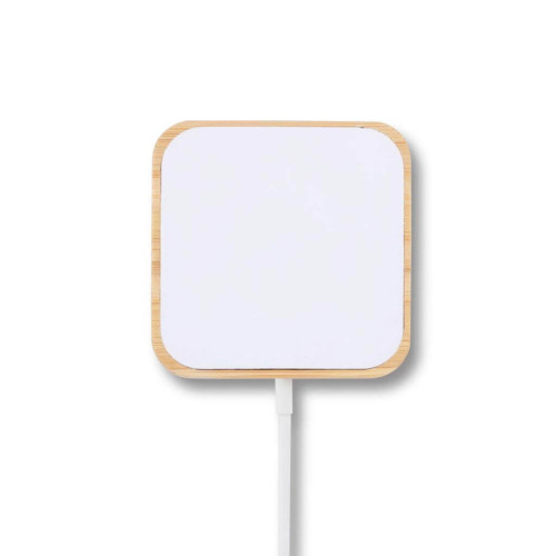 DOMITZ - 15W Square Bamboo Magsafe Wireless Charger