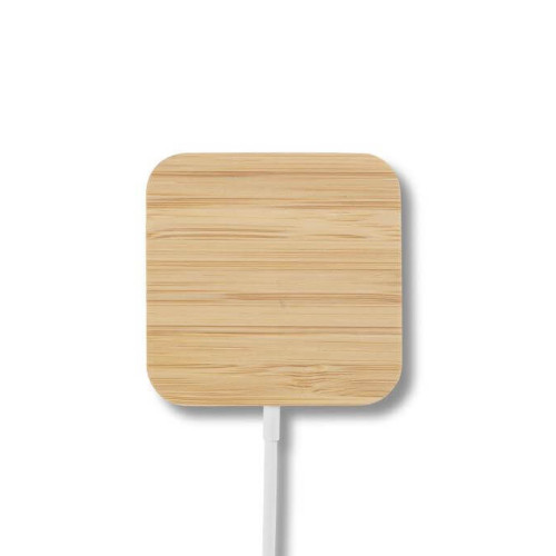 DOMITZ - 15W Square Bamboo Magsafe Wireless Charger