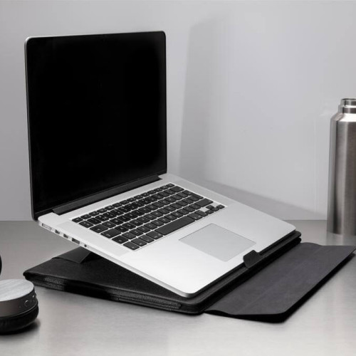 FULDA - CHANGE Collection RPET Laptop Case & Workstation - Black