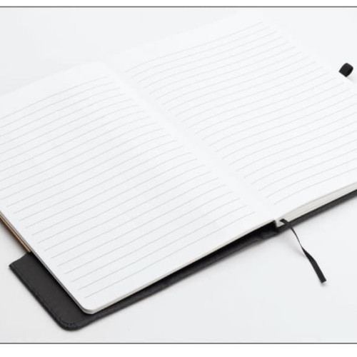 STADE - A5 Hard Cover Notebook with Folding Phone Stand
