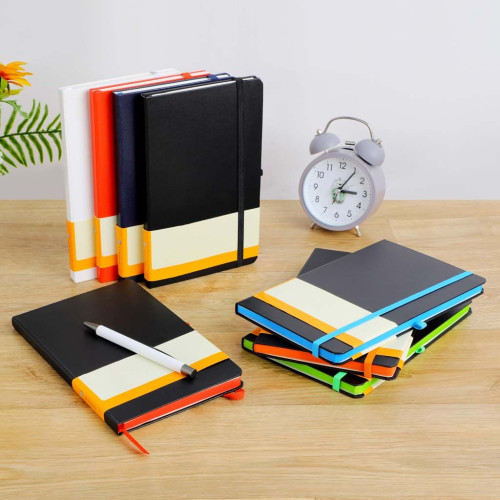SUKH - SANTHOME A5 Hardcover Ruled Notebook Black
