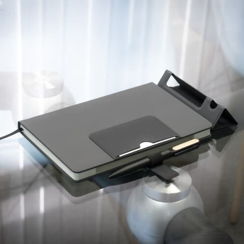 MANEZ - Santhome A5 Notebook with Phone Stand and Pen Holder