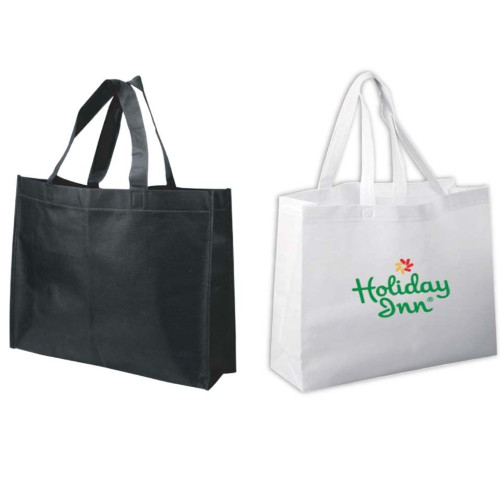 Non-woven Shopping Bag Horizontal - Black