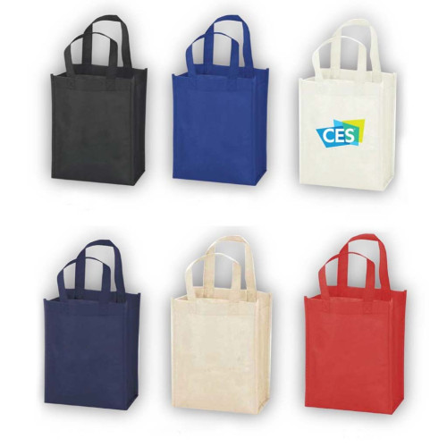 Non-woven Shopping Bag Vertical Black