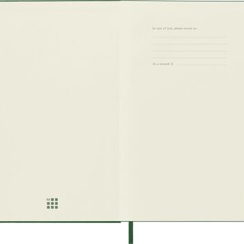 Moleskine Classic Large Ruled Hard Cover Notebook