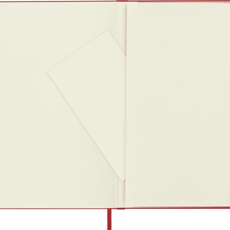 Moleskine Classic Large Ruled Hard Cover Notebook - Scarlet Red