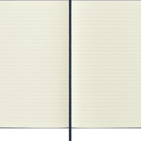 Moleskine Classic Large Ruled Hard Cover Notebook - Navy Blue