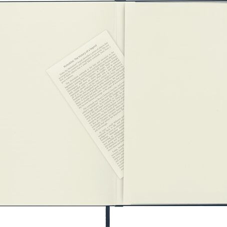 Moleskine Classic Large Ruled Hard Cover Notebook - Navy Blue