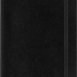 Moleskine Classic Large Ruled Soft Cover Notebook - Black