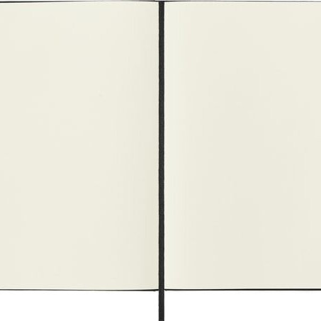 Moleskine Large Notebook - Hard Cover - Plain - Black