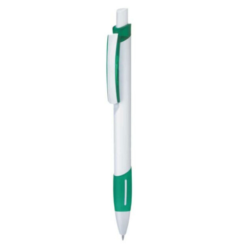 UMA STRIPE Plastic Pen Green