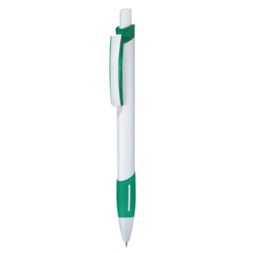 UMA STRIPE Plastic Pen Green