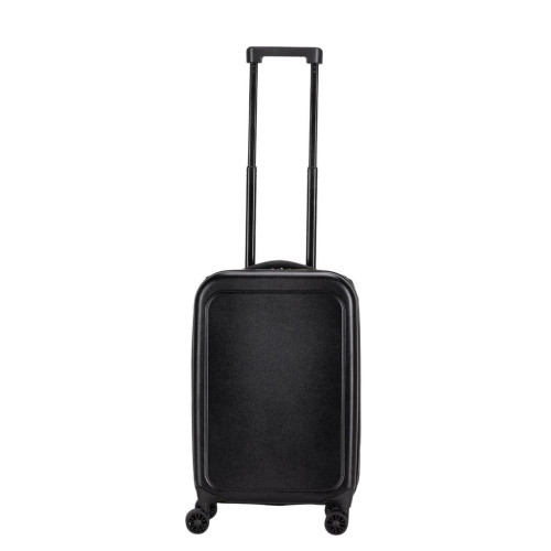 ROSTOCK - SANTHOME Foldable Cabin Trolley Bag - Black Matt Finish