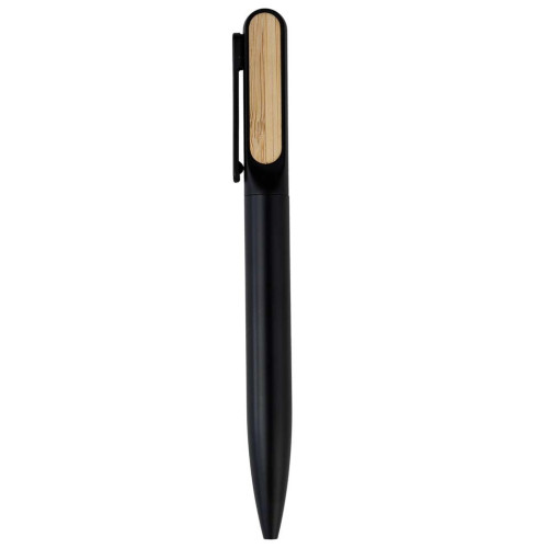 ULMEN - Twist Metal Pen with Bamboo on Clip