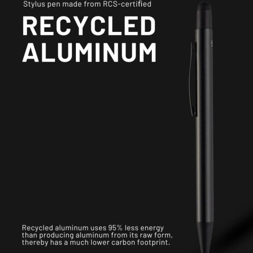 MASSA - Recycled Aluminum Ball Pen - Black