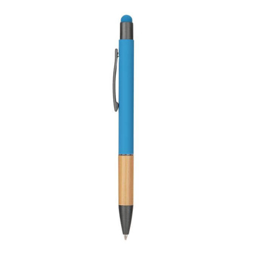 AYTOS - Metal Stylus Pen with Bamboo Grip - Blue